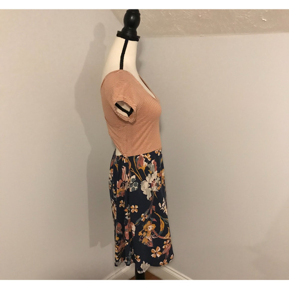 Pact Organic Cotton Helena Fit & Flare Crossback Mini Dress - Size Medium - Picture 3 of 10